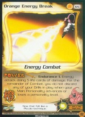 Orange Energy Break - 065 - Unlimited Edition - Flat Foil